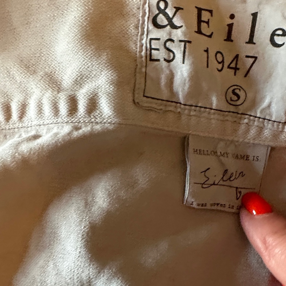 Frank & Eileen LIGHT GREY Button Down Shirt - Picture 4 of 4